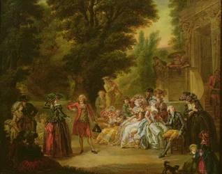 Menuetten under egetræet, 1787